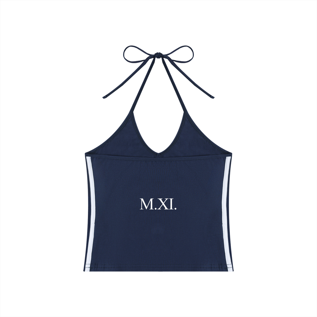 Halter "Messi" Crop Tank Top