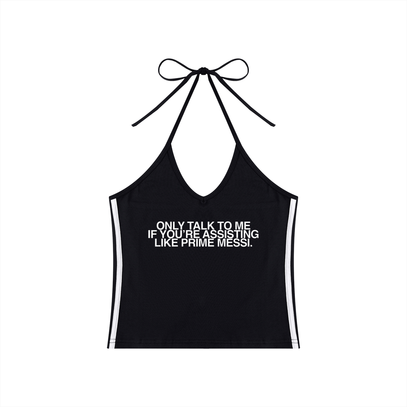 Halter "Messi" Crop Tank Top