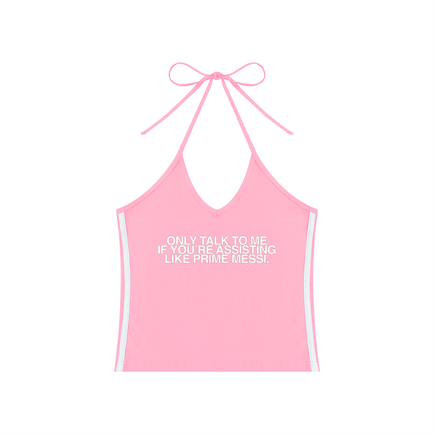 Halter "Messi" Crop Tank Top