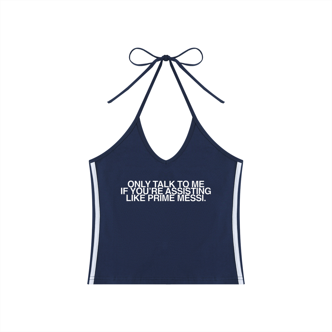Halter "Messi" Crop Tank Top